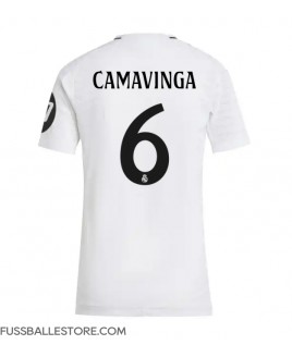 Günstige Real Madrid Eduardo Camavinga #6 Heimtrikot Damen 2024-25 Kurzarm